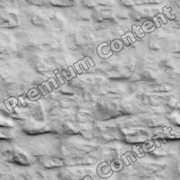 seamless wall stones bump 0009